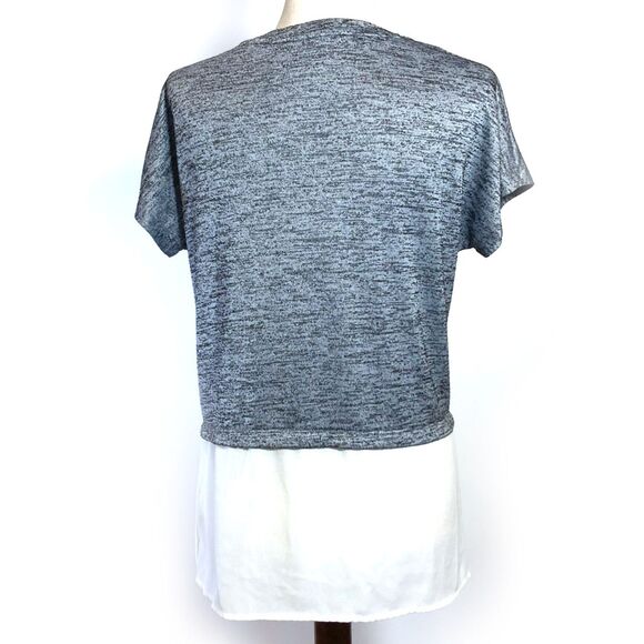 Juicy Couture Gray Rhinestone Layered Top Sz SM - Picture 2 of 7